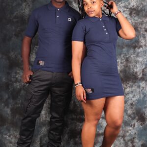 Tjhabination edition – Golf Shirt or Dress Navy Blue