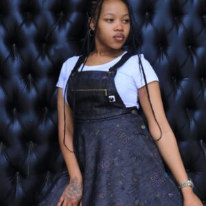 Ladies denim doungaray Girl power LIMITED