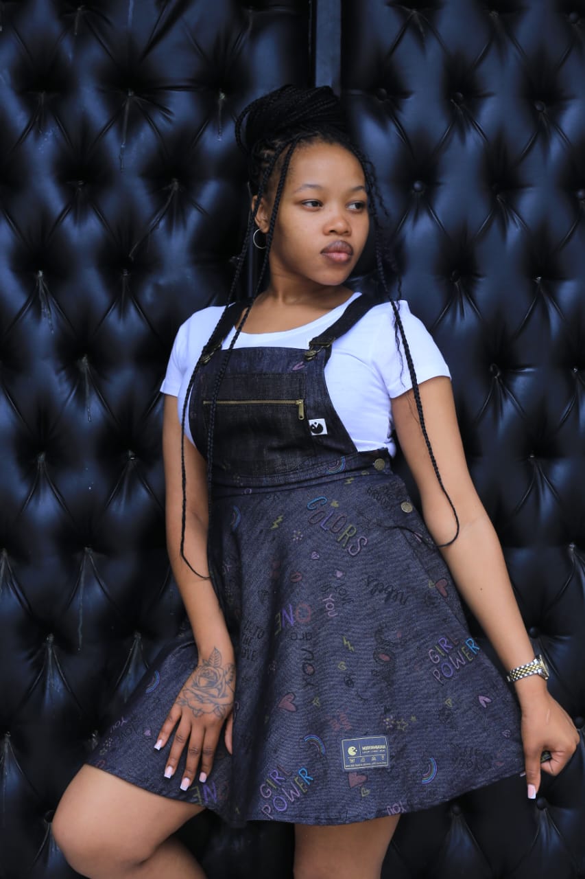 Ladies denim doungaray Girl power LIMITED