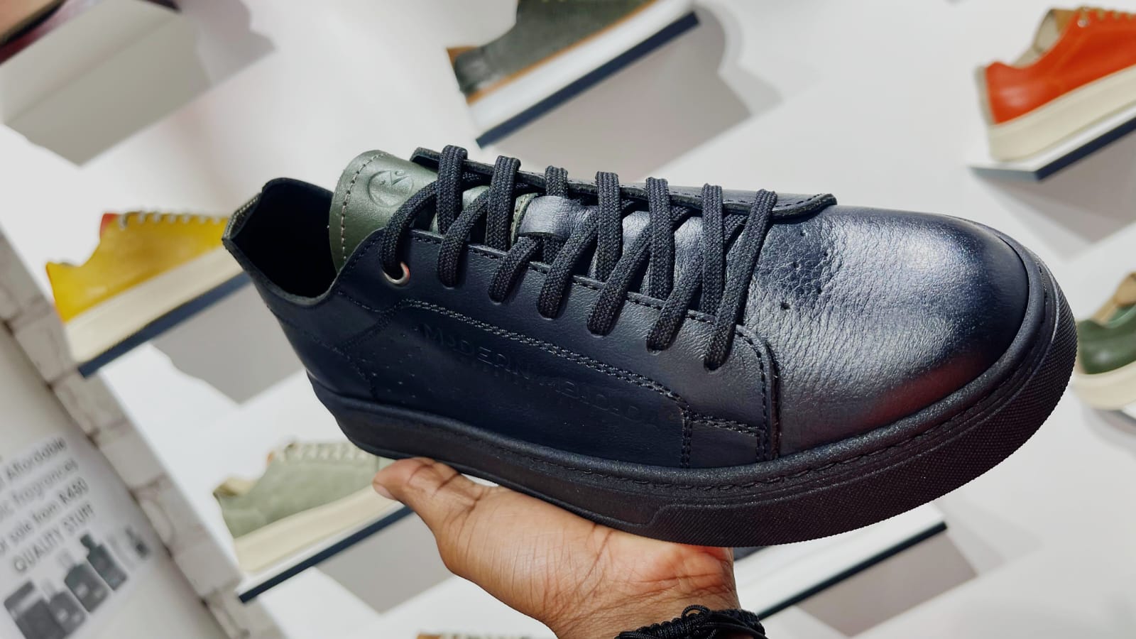 Modern Mbadada Goduka Black leather /black sole - Image 4