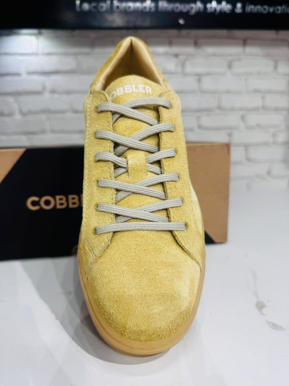 Modern Mbadada x Cobbler – GL001 (SUEDE LIME GREEN) - Image 2